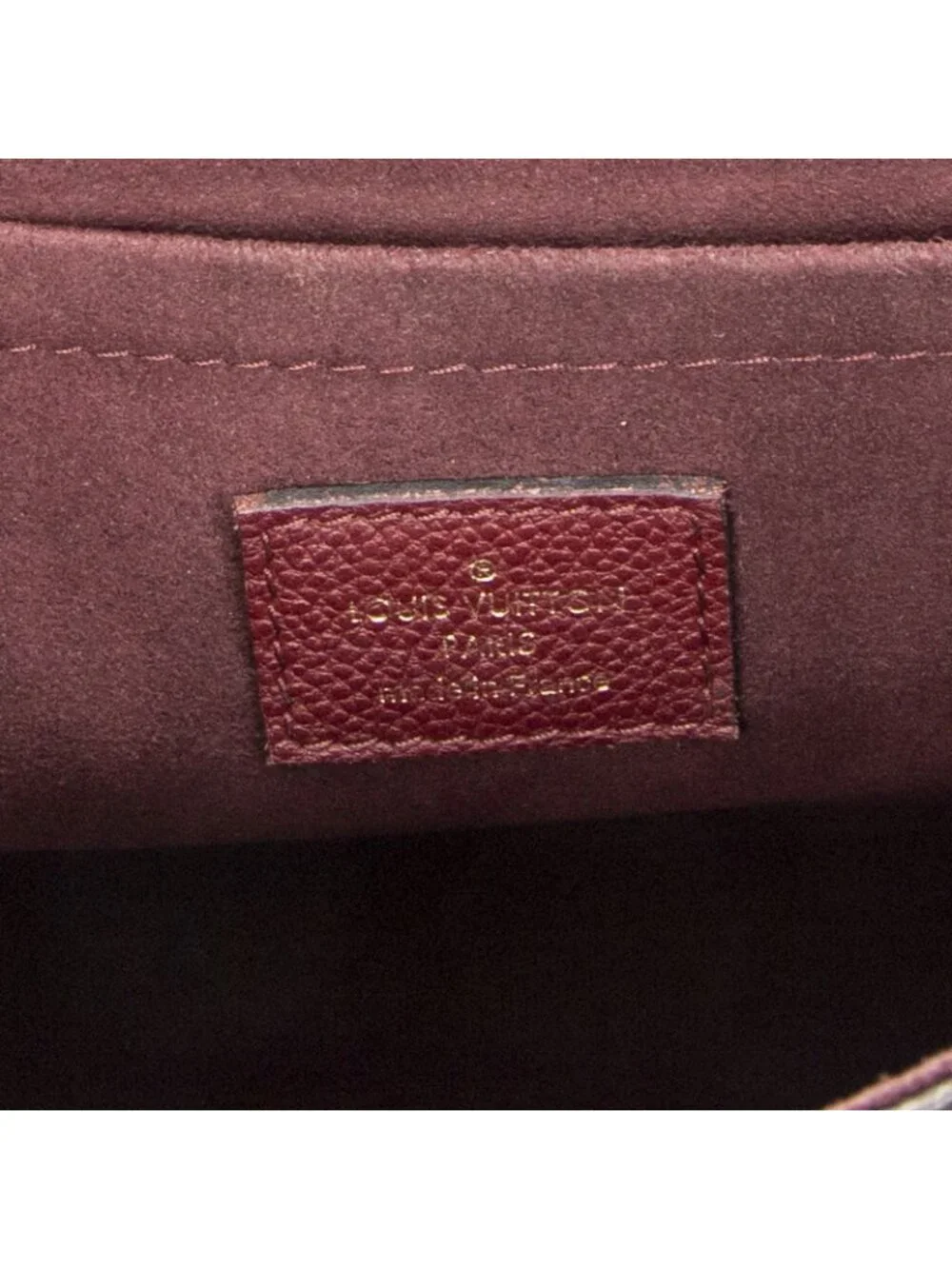 Louis Vuitton Saint Placide Burgundy Brown Monogram Canvas Shoulder
